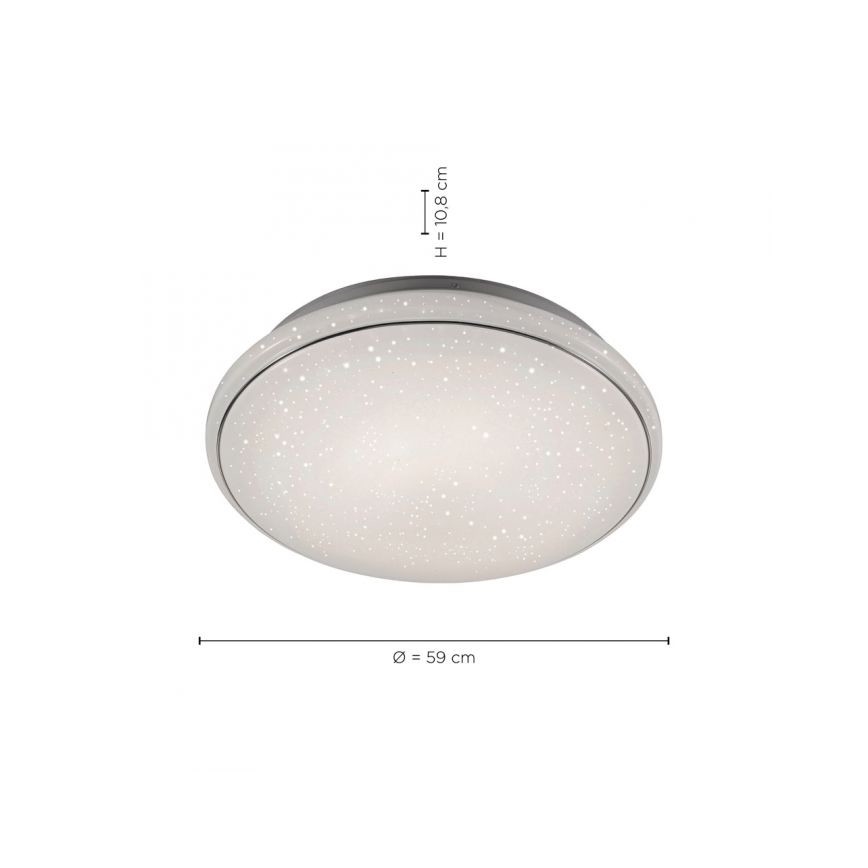 Leuchten Direkt 14744-16 - Iluminação de teto LED RGB com regulação JUPI LOLASMART LED/32W/230V + controlo remoto