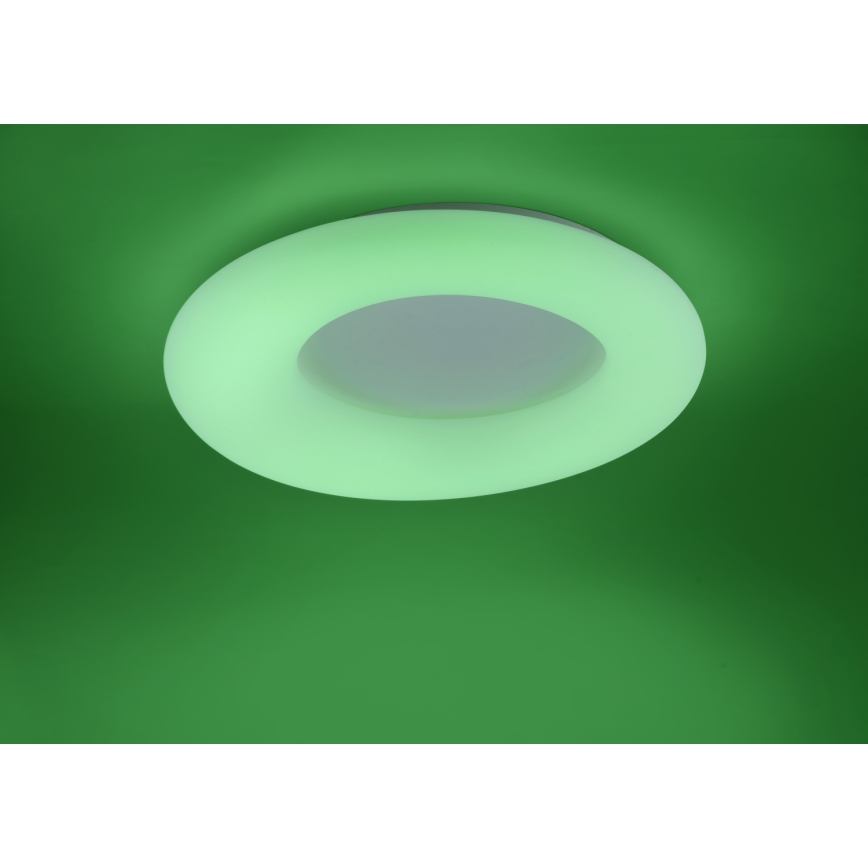 Leuchten Direkt 14746-16 - Luz de teto de inundação RGB LED LOLA LED/38W/230V Tuya + controlo remoto