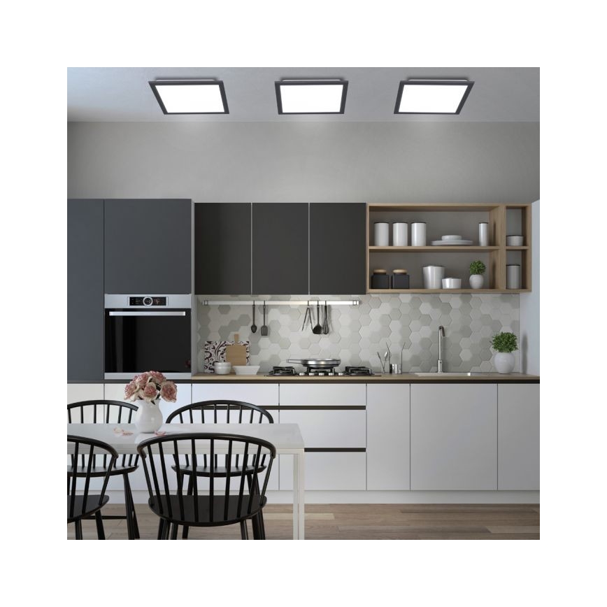 Leuchten Direkt 14754-18- Iluminação de teto LED com regulação FLAT LED/20W/230V 2700K-5000K + controlo remoto