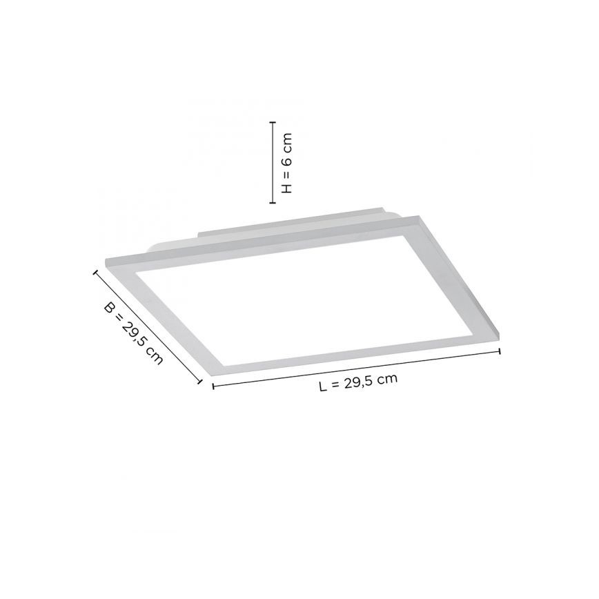 Leuchten Direkt 14754-21- Iluminação de teto LED com regulação FLAT LED/20W/230V 2700K-5000K + controlo remoto