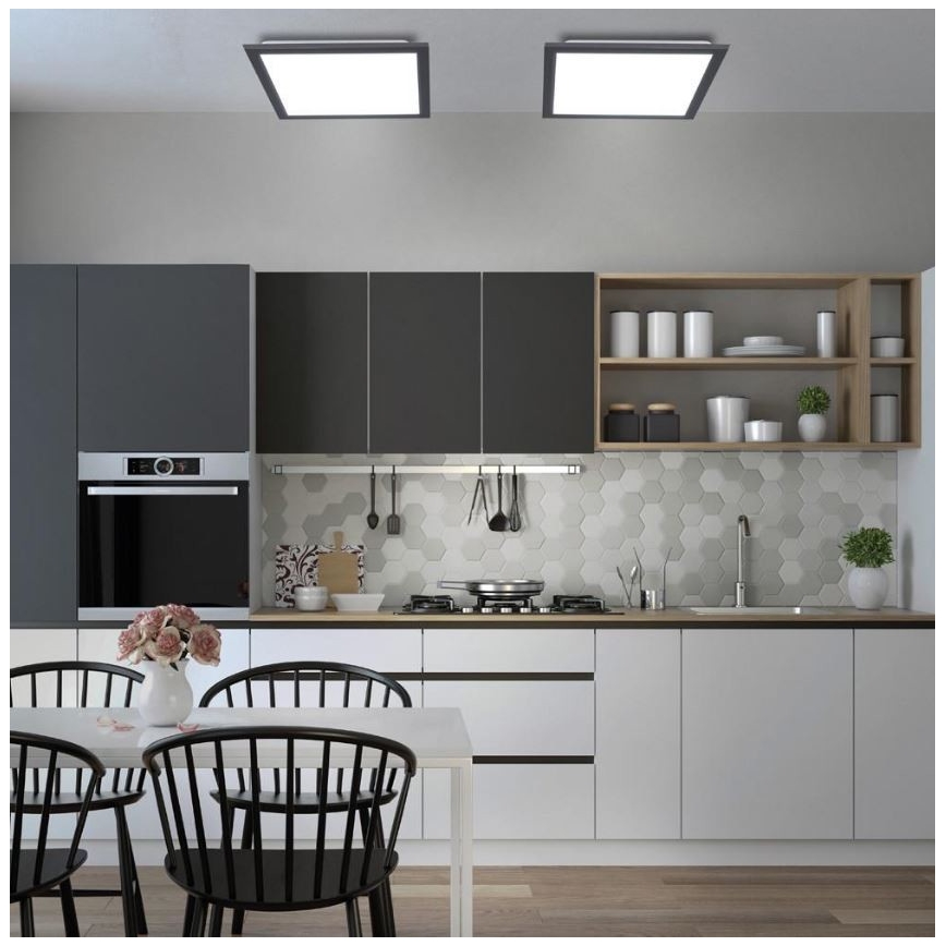 Leuchten Direkt 14755-18- Iluminação de teto LED com regulação FLAT LED/28W/230V 2700-5000 + controlo remoto