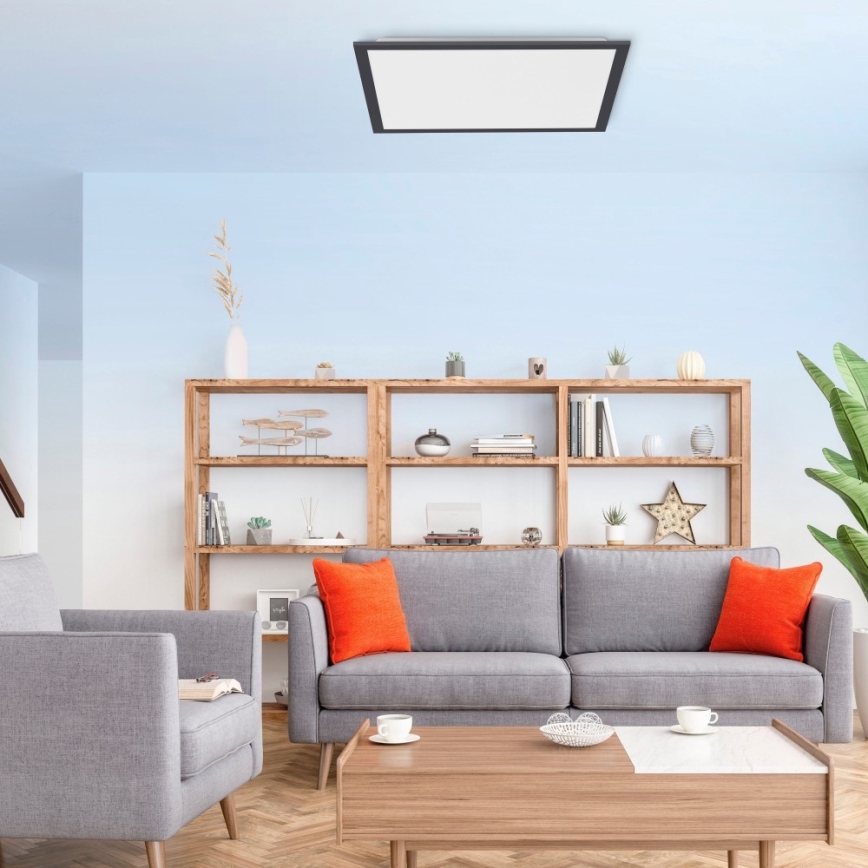 Leuchten Direkt 14755-18 - Luminária de teto LED dimável FLAT LED/28W/230V 2700-5000 + controlo remoto