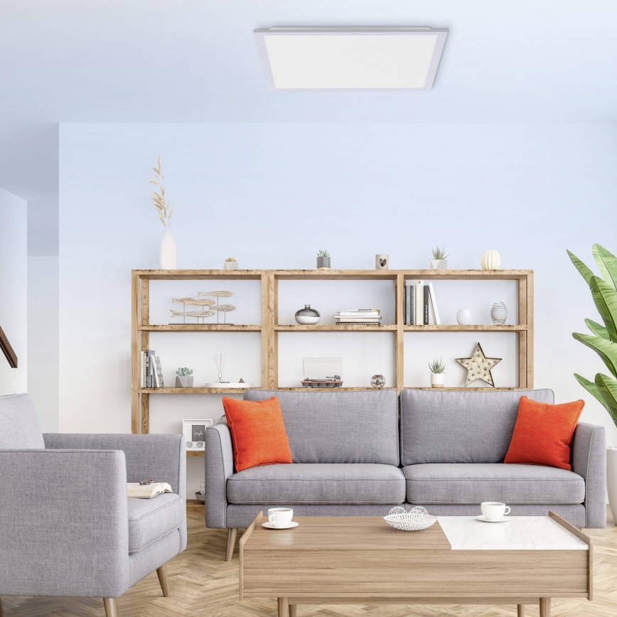Leuchten Direkt 14755-21- Iluminação de teto LED com regulação FLAT LED/28W/230V 2700-5000K + controlo remoto