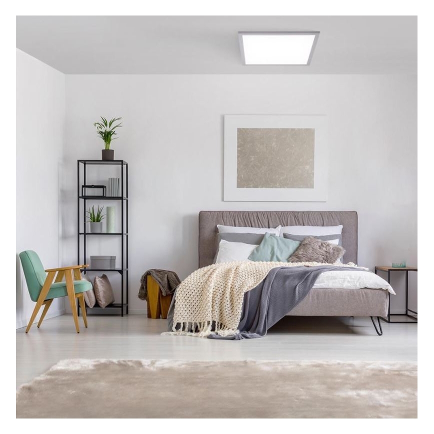 Leuchten Direkt 14755-21- Iluminação de teto LED com regulação FLAT LED/28W/230V 2700-5000K + controlo remoto