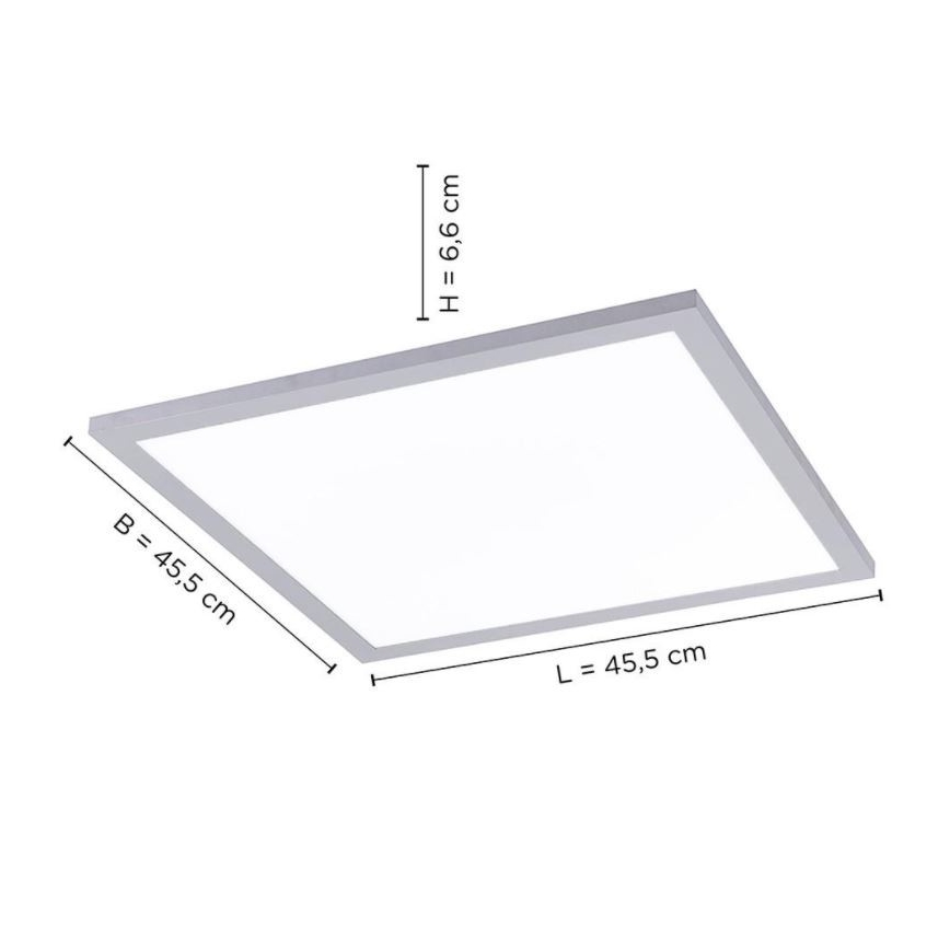 Leuchten Direkt 14755-21- Iluminação de teto LED com regulação FLAT LED/28W/230V 2700-5000K + controlo remoto
