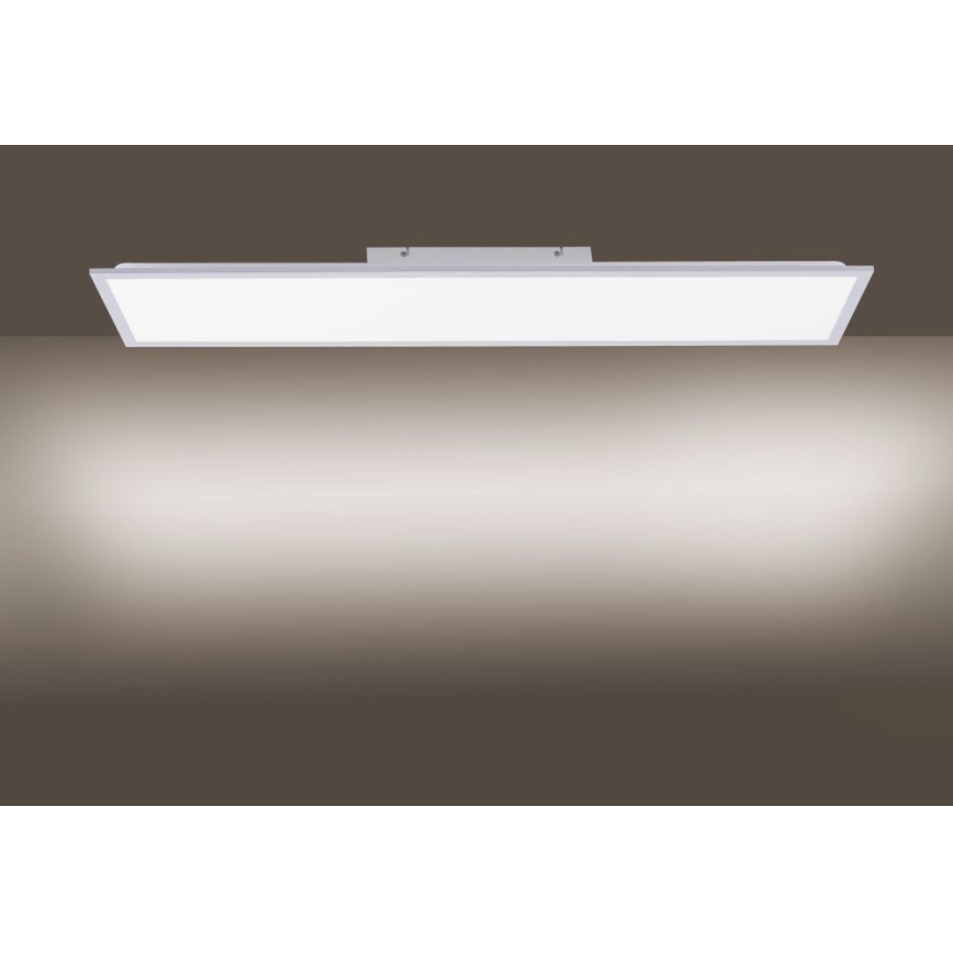 Leuchten Direkt 14757-21- Painel montado à superfície LED com regulação FLAT LED/36W/230V 2700-5000K prateado + controlo remoto