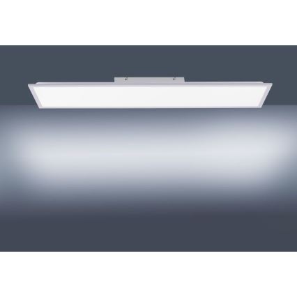 Leuchten Direkt 14757-21- Painel montado à superfície LED com regulação FLAT LED/36W/230V 2700-5000K prateado + controlo remoto