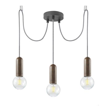 Leuchten Direkt 14776-48 - Candeeiro suspenso TURN ME 3xE27/60W/230V aranha