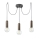 Leuchten Direkt 14776-48 - Candeeiro suspenso TURN ME 3xE27/60W/230V aranha