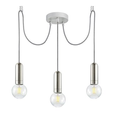 Leuchten Direkt 14776-55 - Candeeiro suspenso TURN ME 3xE27/60W/230V aranha