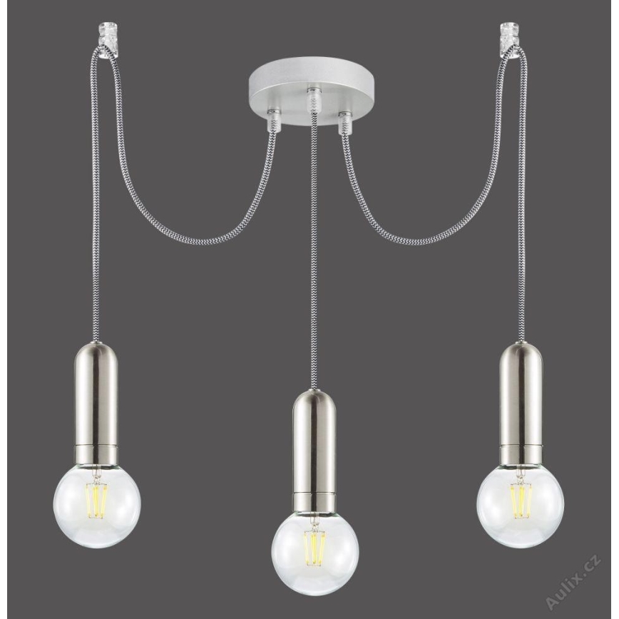 Leuchten Direkt 14776-55 - Candeeiro suspenso TURN ME 3xE27/60W/230V aranha