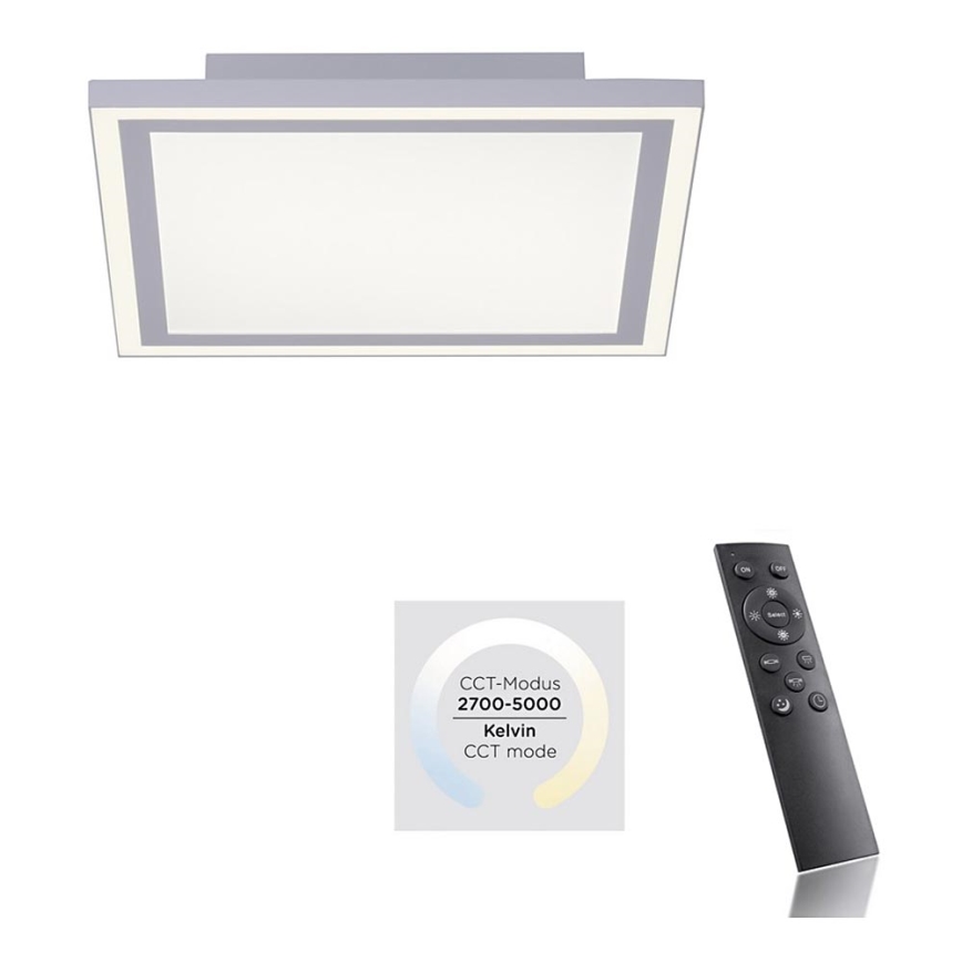 Leuchten Direkt 14850-16 - LED Luz com regulação LED/17W/230V + LED/13W + controlo remoto