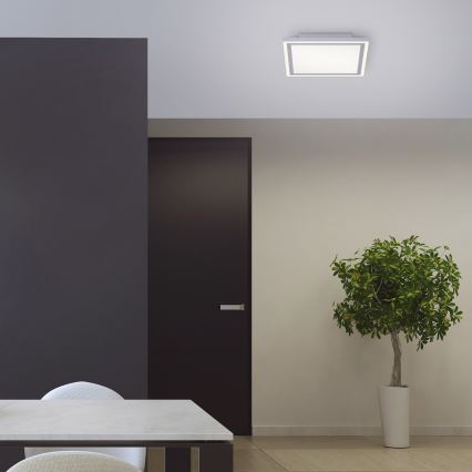 Leuchten Direkt 14850-16 - LED Luz com regulação LED/17W/230V + LED/13W + controlo remoto