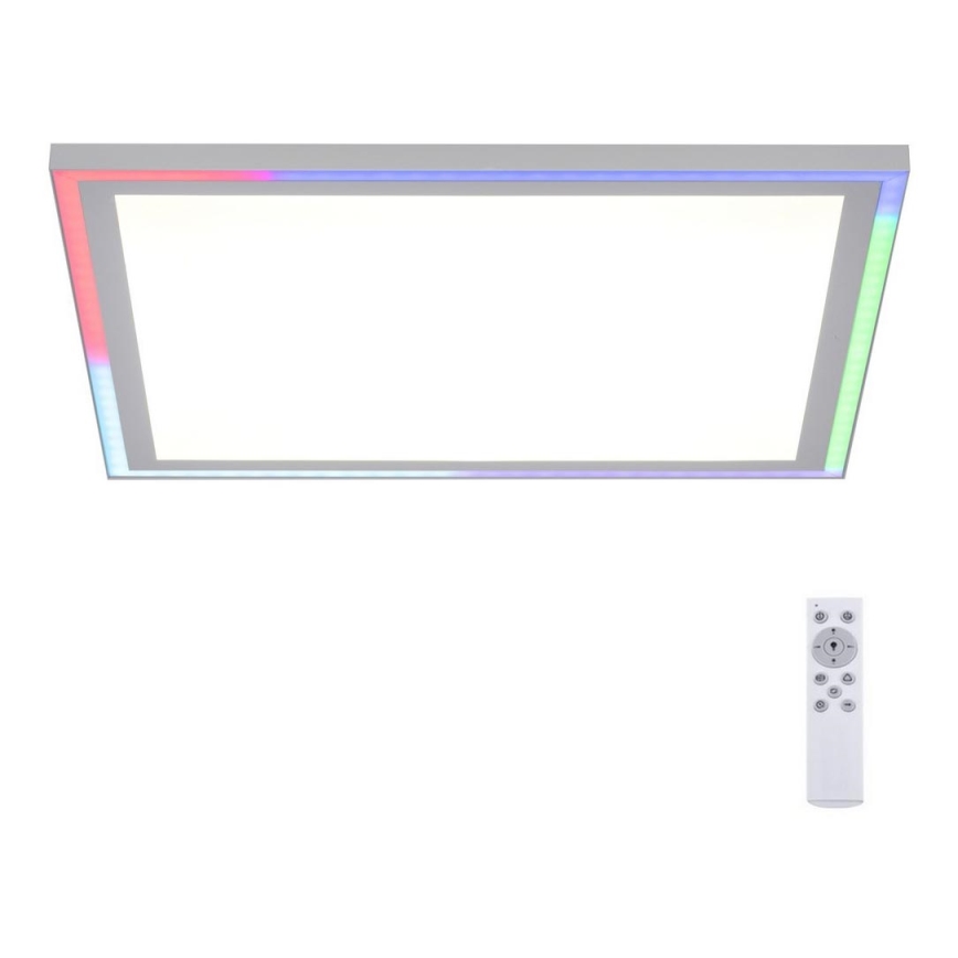 Leuchten Direkt 14900-16 - Iluminação de teto LED RGB com regulação EDGING LED/24W/230V + controlo remoto