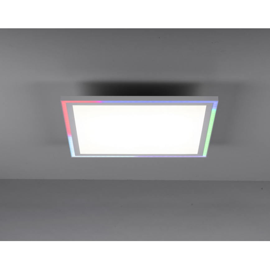 Leuchten Direkt 14900-16 - Iluminação de teto LED RGB com regulação EDGING LED/24W/230V + controlo remoto