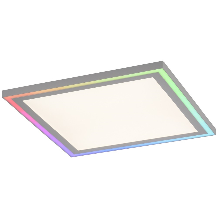 Leuchten Direkt 14900-16 - Iluminação de teto LED RGB com regulação EDGING LED/24W/230V + controlo remoto