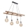 Leuchten Direkt 15025-18 - Candelabro suspenso EDGAR 4xE27/60W/230V eucalipto