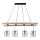 Leuchten Direkt 15036-18 - Candelabro suspenso EDGAR 4xE27/60W/230V eucalipto