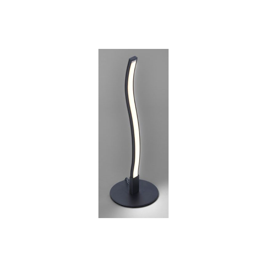 Leuchten Direkt 15128-18 - Candeeiro de mesa LED WAWE LED/3W/230V preto