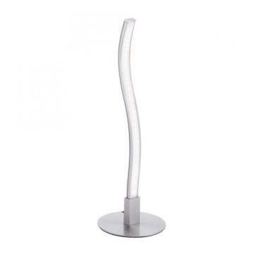 Leuchten Direkt 15128-55 - Candeeiro de mesa LED WAWE LED/3W/230V cromado mate
