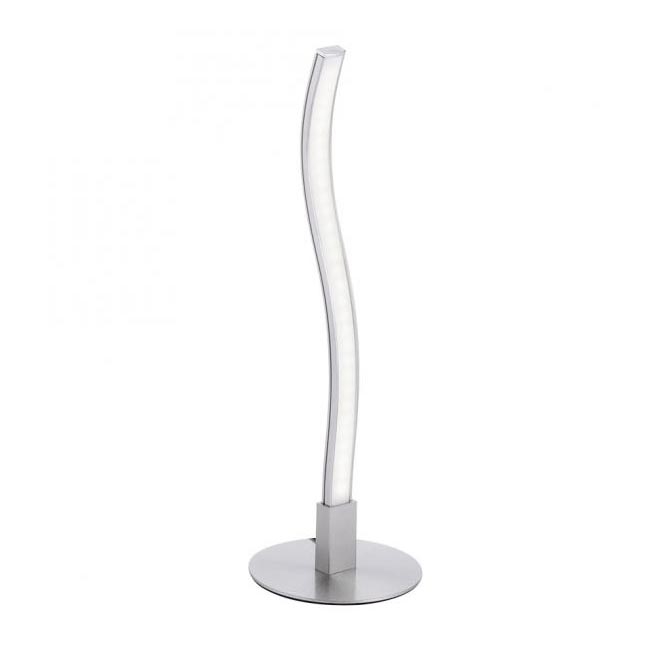Leuchten Direkt 15128-55 - Candeeiro de mesa LED WAWE LED/3W/230V cromado mate
