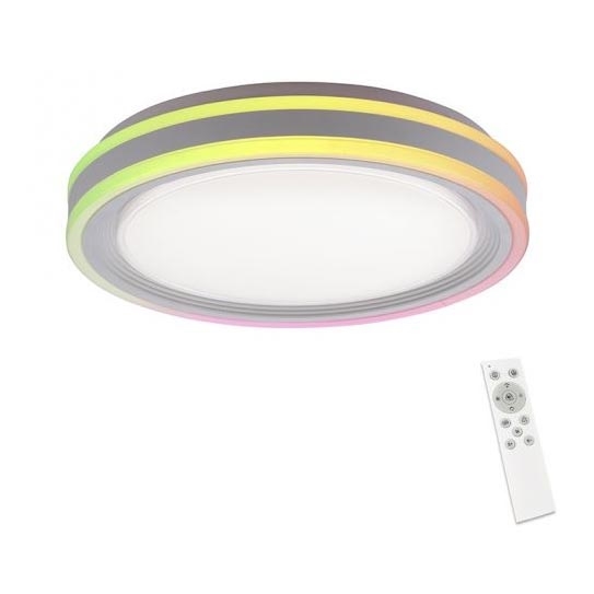 Leuchten Direkt 15152-16 - Iluminação de teto LED RGBW com regulação SPHERIC LED/18W/230V + controlo remoto