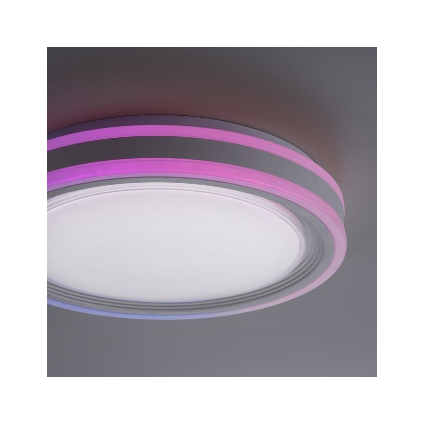 Leuchten Direkt 15152-16 - Iluminação de teto LED RGBW com regulação SPHERIC LED/18W/230V + controlo remoto