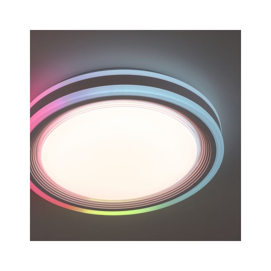 Leuchten Direkt 15152-16 - Iluminação de teto LED RGBW com regulação SPHERIC LED/18W/230V + controlo remoto