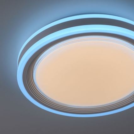 Leuchten Direkt 15152-16 - Iluminação de teto LED RGBW com regulação SPHERIC LED/18W/230V + controlo remoto