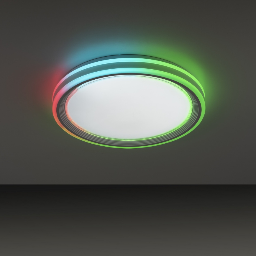 Leuchten Direkt 15154-16- Iluminação de teto LED RGB com regulação EDGING 39W/230V + controlo remoto