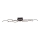 Leuchten Direkt 15166-18 - Candelabro montado à superfície LED WAWE LED/28W/230V preto