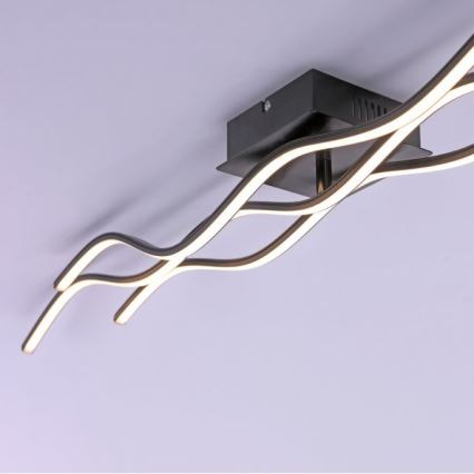 Leuchten Direkt 15167-18- Candelabro montado à superfície LED WAWE 2xLED/12,5W/230V+1xLED/17W
