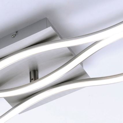 Leuchten Direkt 15167-55- Candelabro montado à superfície LED WAWE 2xLED/12,5W/230V+1xLED/17W