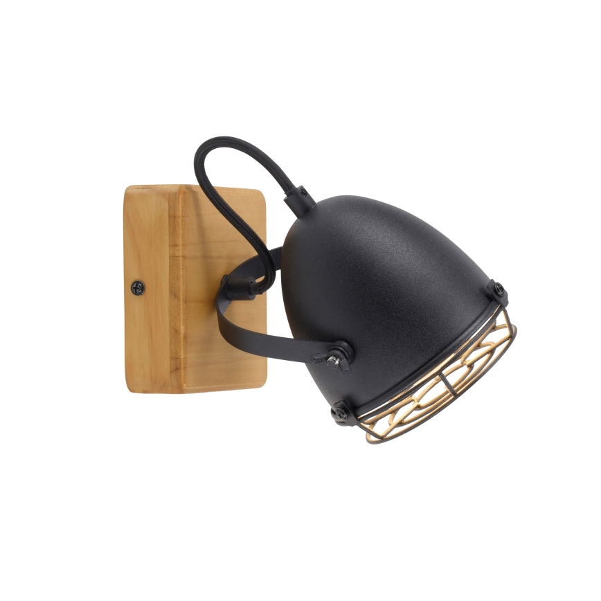 Leuchten Direkt 15171-18 - Foco de parede BEETLE 1xE14/10W/230V pinho