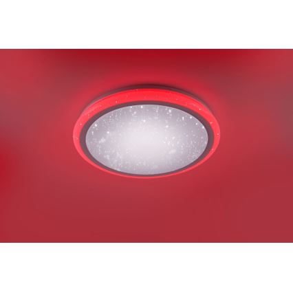 Leuchten Direkt 15220-16 - Iluminação de teto LED RGB com regulação LUISA LED/28W/230V + controlo remoto