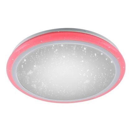 Leuchten Direkt 15220-16 - Iluminação de teto LED RGB com regulação LUISA LED/28W/230V + controlo remoto