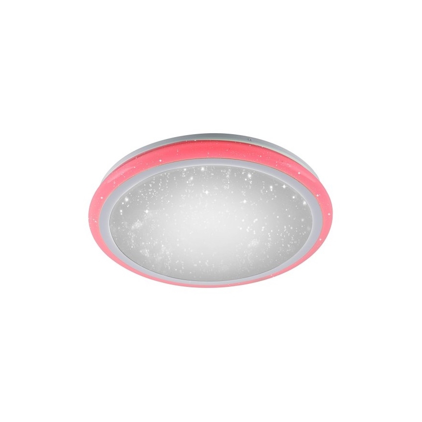 Leuchten Direkt 15220-16 - Iluminação de teto LED RGB com regulação LUISA LED/28W/230V + controlo remoto