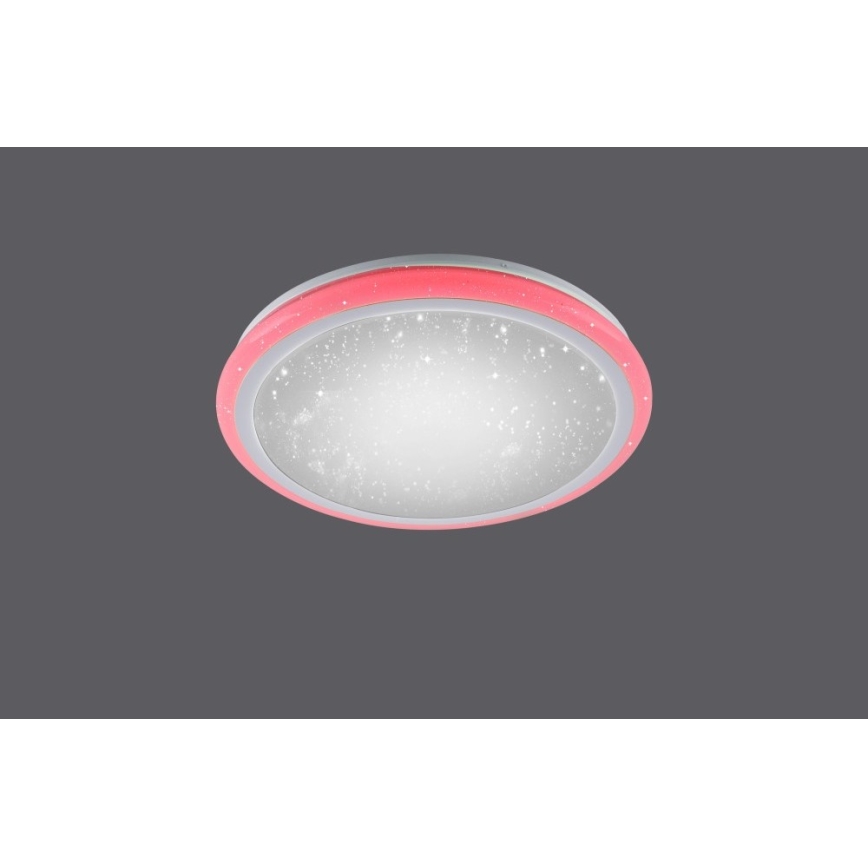 Leuchten Direkt 15220-16 - Iluminação de teto LED RGB com regulação LUISA LED/28W/230V + controlo remoto