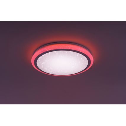 Leuchten Direkt 15220-16 - Iluminação de teto LED RGB com regulação LUISA LED/28W/230V + controlo remoto
