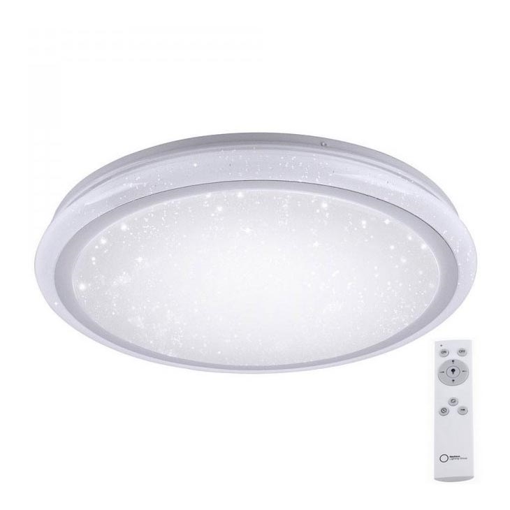Leuchten Direkt 15230-16 - Iluminação de teto LED RGB com regulação LUISA LED/42W/230V 3000-6400K + controlo remoto