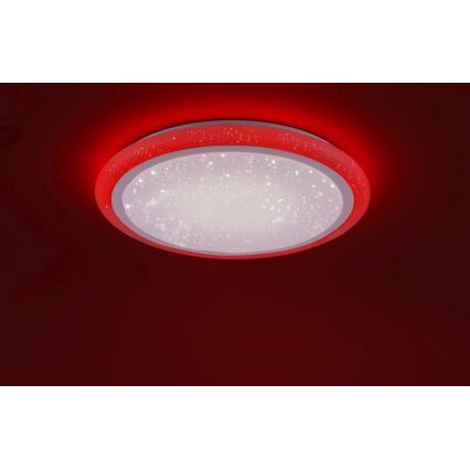 Leuchten Direkt 15230-16 - Iluminação de teto LED RGB com regulação LUISA LED/42W/230V 3000-6400K + controlo remoto
