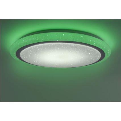 Leuchten Direkt 15230-16 - Iluminação de teto LED RGB com regulação LUISA LED/42W/230V 3000-6400K + controlo remoto
