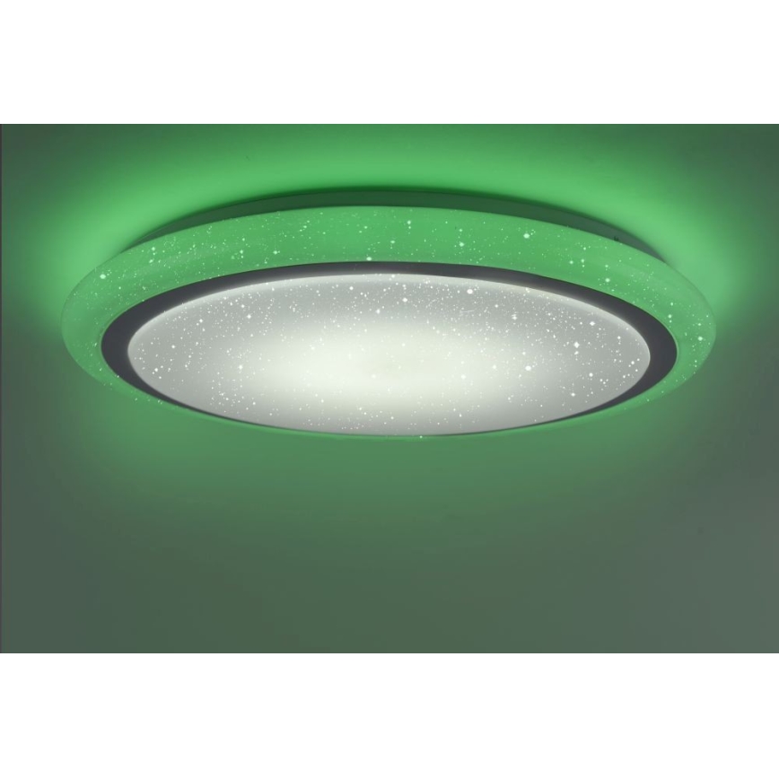Leuchten Direkt 15230-16 - Iluminação de teto LED RGB com regulação LUISA LED/42W/230V 3000-6400K + controlo remoto