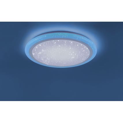 Leuchten Direkt 15230-16 - Iluminação de teto LED RGB com regulação LUISA LED/42W/230V 3000-6400K + controlo remoto