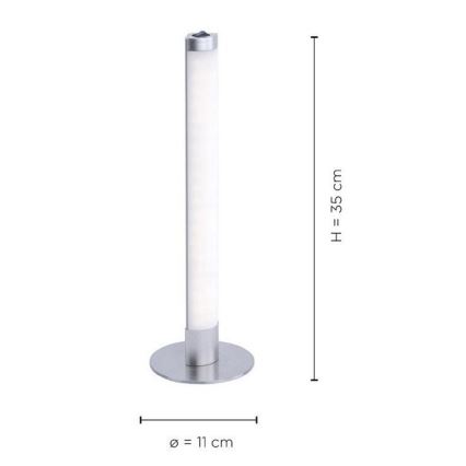 Leuchten Direkt 15272-55 - Candeeiro de mesa LED AMILIA LED/6W/230V