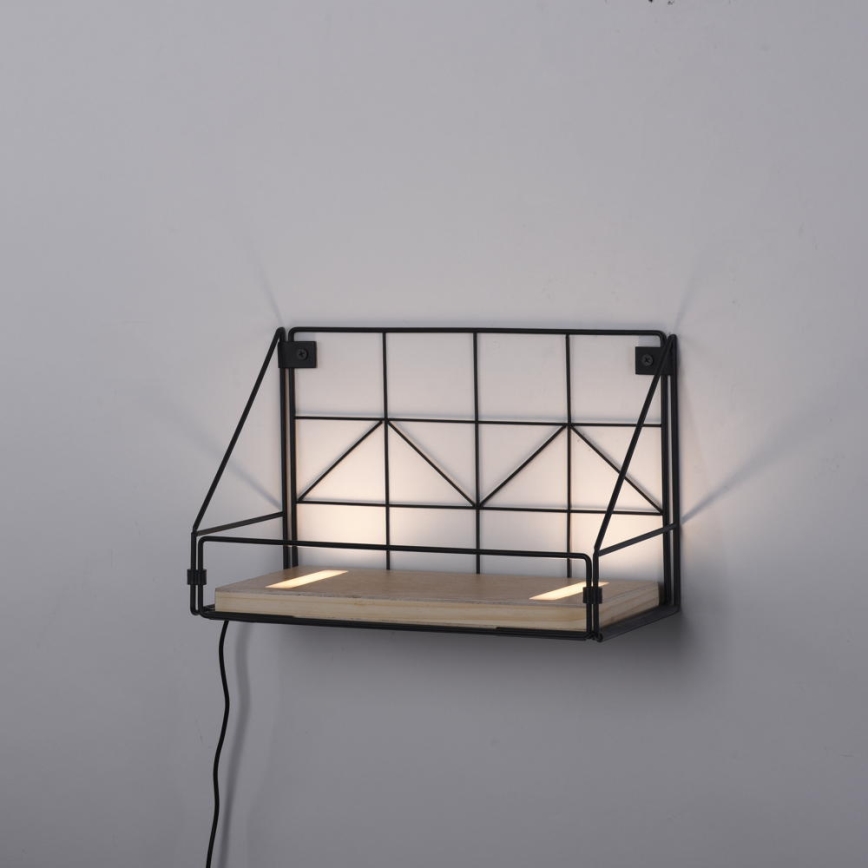 Leuchten Direkt 15276-18 - Prateleira com iluminação LED 2xLED/1,75W/230V 30 cm eucalipto