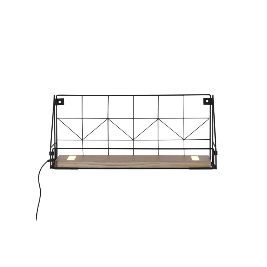 Leuchten Direkt 15277-18 - Prateleira com iluminação LED 2xLED/1,75W/230V 45 cm eucalipto