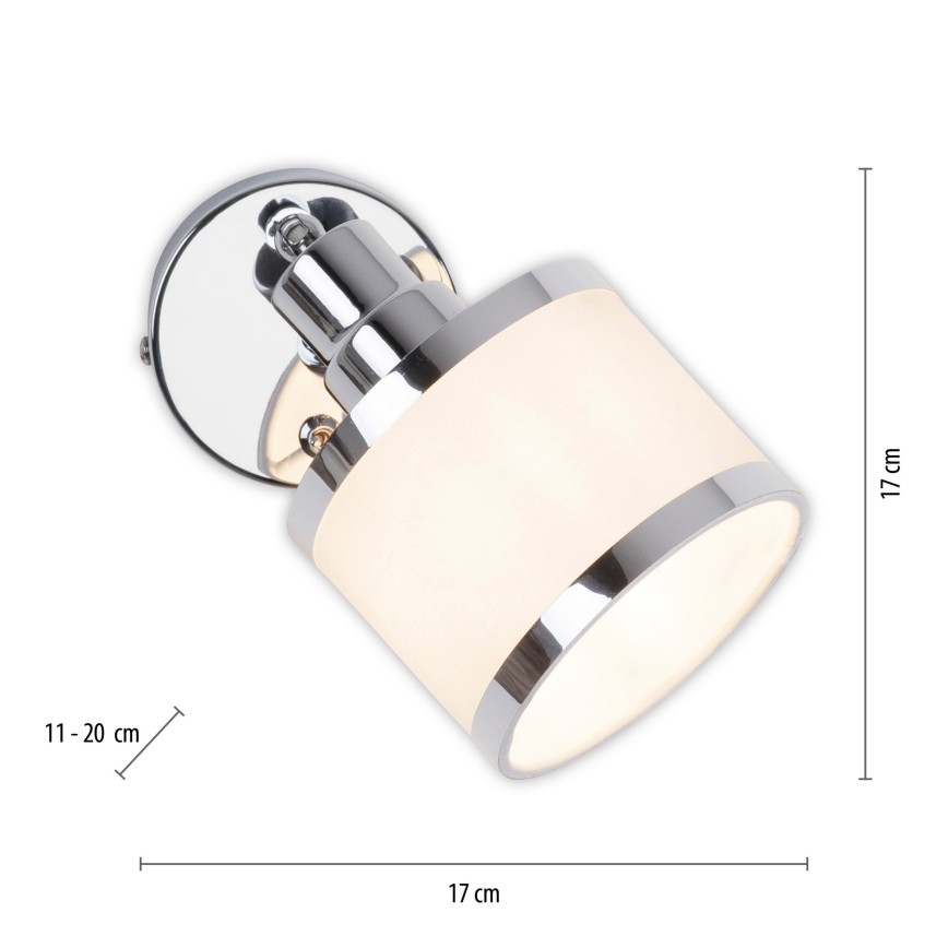 Leuchten Direkt 15371-17 - Foco de parede ACCOR 1xE14/25W/230V