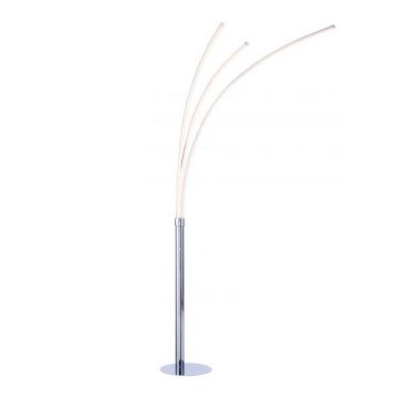 Leuchten Direkt 15383-55 - Candeeiro de chão LED MAJA 3xLED/6W/230V cromado brilhante