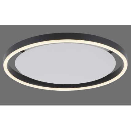 Leuchten Direkt 15391-13 - Iluminação de teto LED com regulação RITUS 20W/230V preto